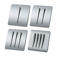 MVAVA UK 1/2/3/4 Gang 13A 15A touche de piano bouton poussoir prise électrique interrupteurs muraux et prises de courant