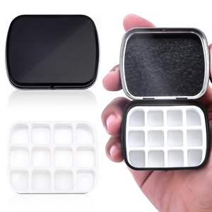 Boîte de 12/24/36 Godets Vides pour Palette de Peinture à l'Aquarelle, Coffret Portable pour Couleurs Solides dans un Boîtier en Fer - Product Image 1