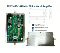 Module amplificateur de puissance RF 1420-1470 MHz 20W 1,4 GHz 43 dBm 1420 MHz Amplificateurs bidirectionnels de communication sans fil à haute efficacité