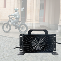 Chargeur de moto électrique LNLEE 72V 12A pour moto 60V 30Ah, compatibilité BMS intelligente, performance résonnante LLC