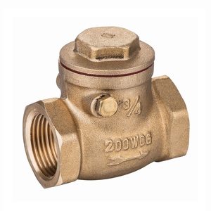TEXOON Compact Durable 1-1/4 "1-1/2" <span class=keywords><strong>Clapet</strong></span> <span class=keywords><strong>anti</strong></span>-<span class=keywords><strong>retour</strong></span> à broche en laiton sans plomb Boulon en laiton <span class=keywords><strong>Clapet</strong></span> <span class=keywords><strong>anti</strong></span>-<span class=keywords><strong>retour</strong></span> en laiton <span class=keywords><strong>pour</strong></span> eau, huile et gazoduc - Product Image 1