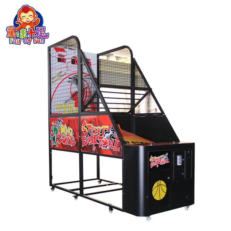 Hot Selling Amusement Center Electronic Basketball Machine Coin Operated Indoor Street Basketball Arcade Game Machine