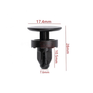 Clip de fixation de pare-brise avant de type poussoir pour <span class=keywords><strong>Honda</strong></span> 91508-SR3-000 - Product Image 4