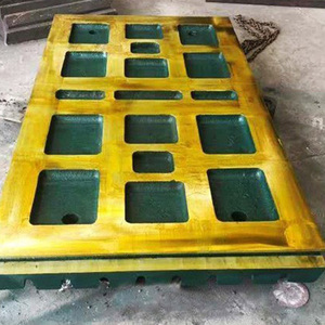 C160 Crusher Parts Movable Fixed Jaw Plate Mn18Cr2 High Manganese Steel Casting 1 Piece MESTONE Ore Mining Wear - Product Image 2