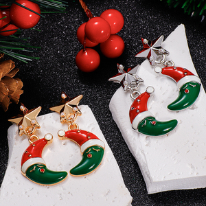 <strong>Brand</strong> Earrings Custom Earring Hooks Star Moon Design Womens Accessories Fashion <strong>Jewelry</strong> OEM Service for Holiday Party <strong>Supply</strong> - Product Image 1