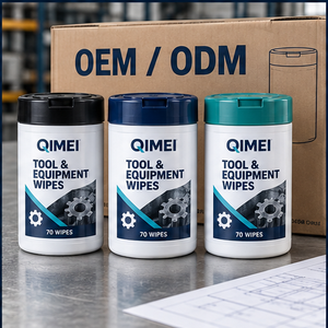 Lingettes pour outils et équipements en boîte compacte, marque privée, 70 unités, OEM ODM - Product Image 5