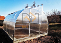 Serre tunnel économique personnalisable pour jardin, serre de jardinage à accès direct