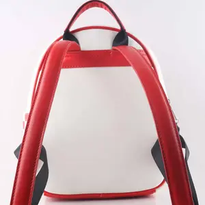 Taihe tas koper merek Fashion pasokan pabrik tas ransel grosir untuk siswa wanita ransel kulit Pu Logo kustom