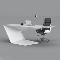 Bureau de direction de luxe pour PDG, mobilier commercial, table de bureau, meubles de bureau