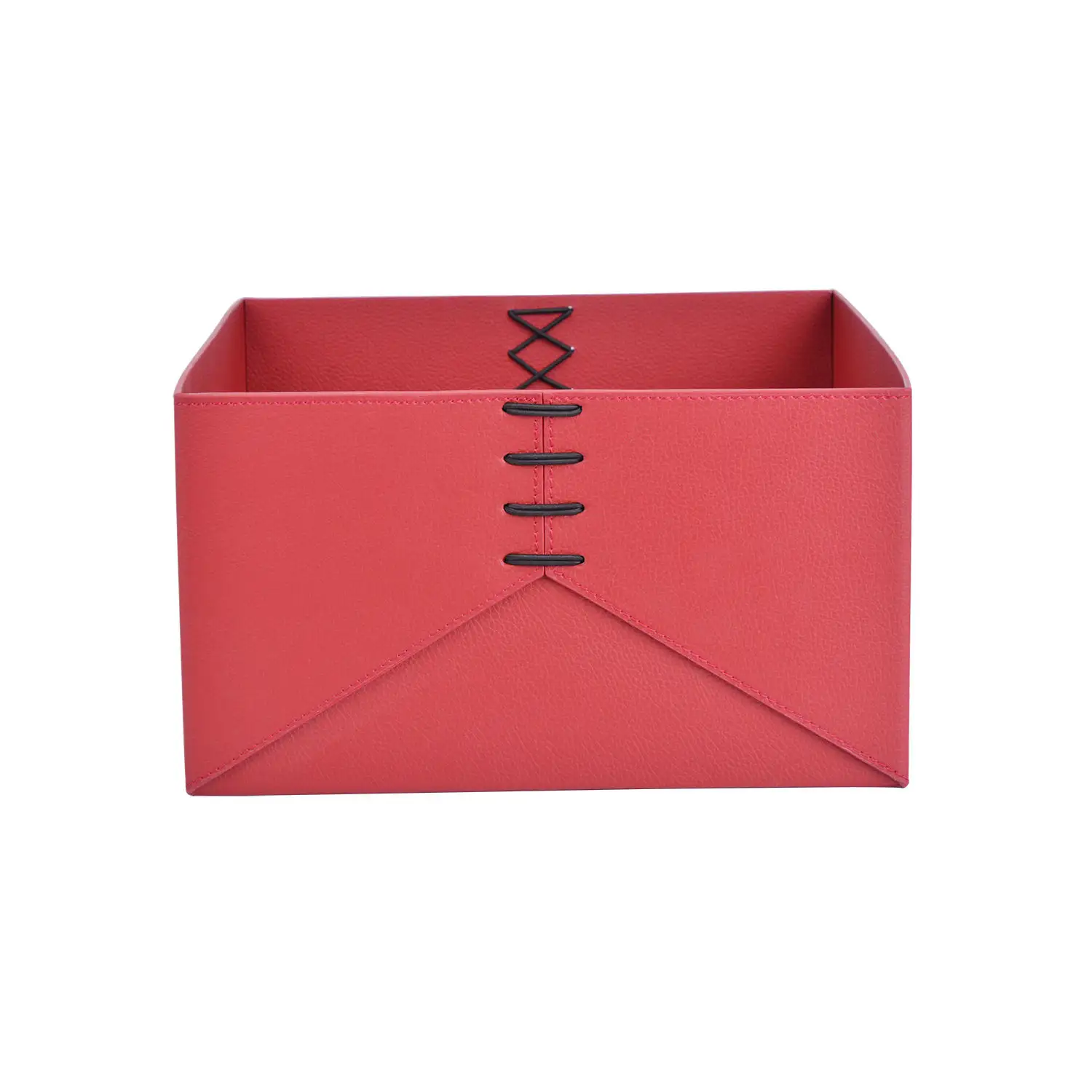 ジュエリー包装ディスプレイ用の赤い長方形の収納ボックス衣類オーガナイザー
