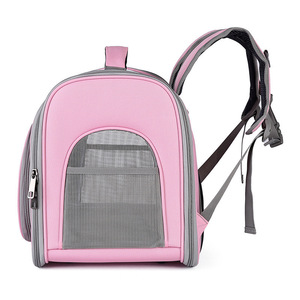 <b>Pet</b> <b>Carrier</b> <b>Backpack</b> Yellow 7 Inch Large Capacity Breathable For Cats And Dogs - Product Image 3