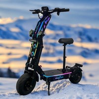 Entrepôt USA NFC Start G14 Scooter électrique puissant 72V 10000W 13 pouces Réglage par application 35ah 45-65 miles Longue portée Scooter électrique pour adultes