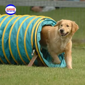 Heavy Duty 600mm PVC Coated Agility Dog Tunnel Dog Training Equipment