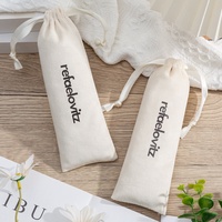 Pochette pour lunettes de soleil en velours personnalisée en gros pochette écologique à cordon pour cadeaux sac à bougies taille avec logo personnalisé