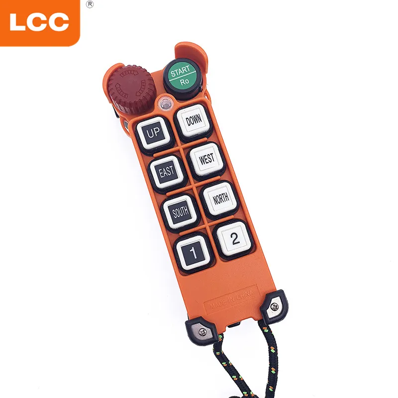 F21-E2M-8 industrial digital rf wireless remote control switch 8 buttons crane radio remote control