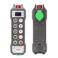 Control Remoto Industrial por Radio con Reconocimiento de Huellas Dactilares Multiusuario, 8 Teclas, Doble Velocidad, 100 Registros para Grúa Pórtico
