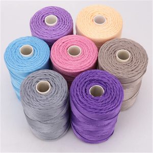 Hilo de PP de 3 mm y 240 g, Hilo de Nylon para Tejer, Cono de PP, Cordón Hueco de PP para Crochet - Product Image 6