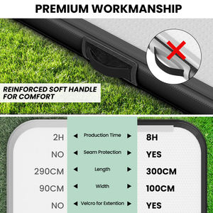 Pista de aire inflable colchoneta de gimnasia, colchoneta redonda de pista de aire de gimnasio inflable - Product Image 4