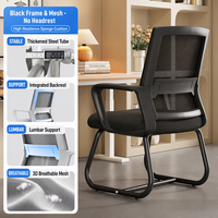 Chaise de bureau ergonomique en maille, design moderne et économique, avec soutien lombaire pour bureau et étude