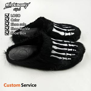 Zuecos de Felpa de Moda 2026, Antideslizantes, Cálidos para Invierno, de Alta Calidad, Personalizados, para el Hogar - Product Image 2