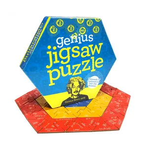 Desain Kustom Teka-teki Jigsaw Kreatif Bentuk Tidak Beraturan Puzzle Dewasa