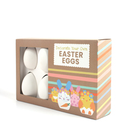 BespritGift Pâques bricolage coffret cadeau oeufs colorés peints à la main dessin animé lapin poussin oeuf de Pâques jouets articles cadeaux pour les enfants