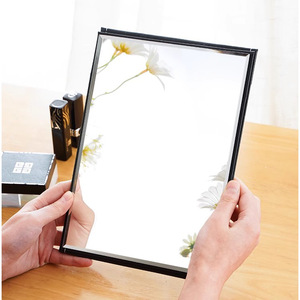 Portable makeup <b>mirror</b>, folding desktop high-definition student dormitory princess <b>mirror</b>, women's <b>small</b> and large desktop - Product Image 3