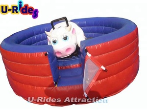 Rodeo mecánico de bebé de alta potencia de 1500W para interiores para niños y adultos, rebote inflable personalizado, materiales metálicos de madera, uso en el <span class=keywords><strong>parque</strong></span> - Product Image 4