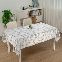 Nappe de table en vinyle gris argenté de luxe RNPT Platinum, résistante à la décoloration, carrée, en PVC imprimé
