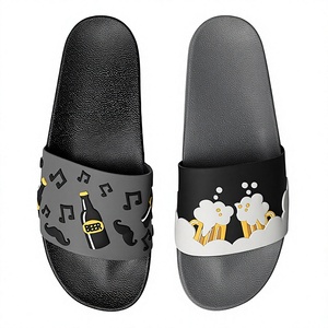 Dedoles Bath House pour l'été, tongs à bout ouvert, nombreux motifs amusants : Livres, Café, Chat, Pizza, Teckel, Renard, Panda, Dauphin, Cadeau, Couleur, Bière - Product Image 4