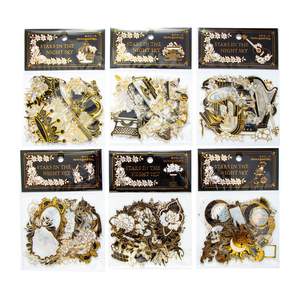 20-teiliges Haustier-Aufkleber Dark Night Stars Serie Neuheit Thema Handkonto Kollage Zeitschrift Dekorationsmaterialien in 6 Modellen - Product Image 5