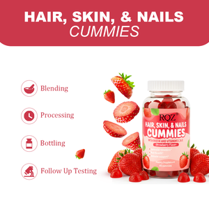 Suplemen Rambut Kulit Kuku Rasa Stroberi Permen Jeli Biotin C E Kecantikan Kesehatan Imun Pencernaan Energi Wanita |   Langsung dari Pabrik - Product Image 4