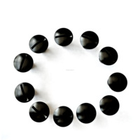 Nouvelles attaches Dzus en aluminium noir 7/16'' avec poignée 0,450'' à quart de tour pour pièces de course
