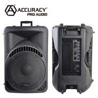 Enceinte active rechargeable sur chariot Accuracy Pro Audio PMD15AVX 120W 15 pouces avec microphone sans fil 2 canaux
