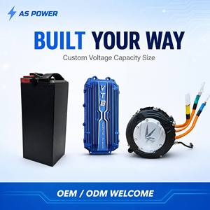 Kit Moteur et Contrôleur de Batterie E-Moto Personnalisé OEM – Système d'Alimentation Haute Décharge pour Moto Tout-Terrain (VTT) – Batterie Lithium Haute Capacité et Tension Variable - Product Image 1