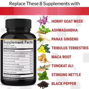 Complément Énergisant Bio <span class=keywords><strong>à</strong></span> Base de Plantes pour la Vitalité et le Bien-être : Maca et Capsules de Horny Goat Weed - Product Image 4