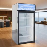 Réfrigérateur de présentation Pepsi 120L à 1 porte avec 3 étagères pour supermarché, refroidisseur de boissons en gros
