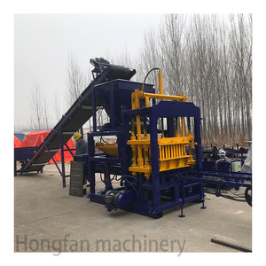 Ngân sách thấp QT4-15 bê tông rỗng gạch khuôn máy giá tự động khối bê tông gạch máy làm cho xây dựng - Product Image 3