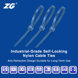 Bridas de Cable Industriales de Nylon 66 Reutilizables, Color Azul, 2.5mm X 100mm, Venta al Por Mayor en Línea - Product Image 2