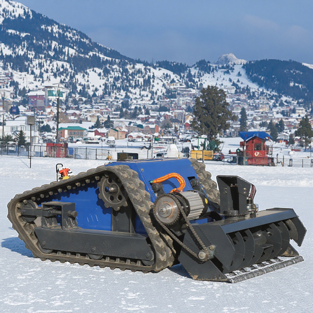 Cost-effective Snow Thrower Rotary Tiller Lawn Mower Lithium Battery Remote Control Snow Blower Robot