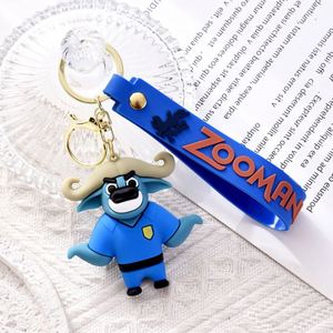 Vente en gros Nouveaux porte-clés en plastique Judy & Nick de Zootopia, pendentifs en peluche, décoration de sac unisexe pour couple - Product Image 2