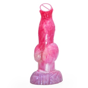 New Color Sex Toy Butt Plug Silicone Animal <b>Dildo</b> With Big Dog Knot G-spot Stimulate Female Masturbator Long Thick <b>Dildo</b> - Product Image 4