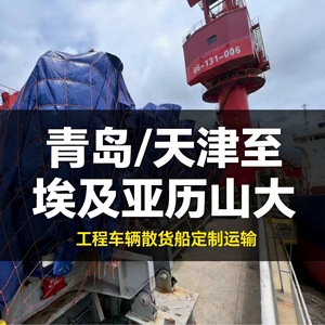 Transporte de Vehículos de Ingeniería y Carga a Granel de Qingdao a Alejandría, Egipto, Ruta del Mar Rojo, Logística - Product Image 2