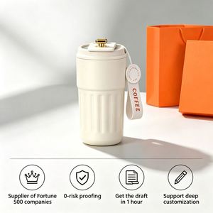 Ensemble cadeau de tasses à café FUXI personnalisées avec écran d'affichage en papier et en métal, plusieurs couleurs - Cadeau promotionnel de luxe pour hommes - Product Image 1