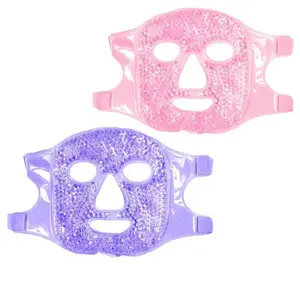 Reusable Hot Cod Gel Beards Face Mask Ice Face Mask for Dark Circles Puffiness Cooling Gel Face Mask