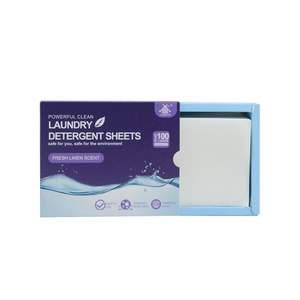 पर्यावरण के अनुकूल हाइपोएलर्जेनिक बायोडिग्रेडेबल डिस्पोजेबल कपड़े ताजा लिनन गंध कस्टम धोने - Product Image 2