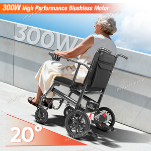Silla de ruedas ultraligera con certificado <span class=keywords><strong>CE</strong></span> Perfcare, 11kg, para viajes en casa, uso sanitario en hospitales, silla de ruedas Plegable ligera para movilidad - Product Image 3