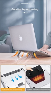 Ultra Thin Multi Angle Adjust <strong>Desk</strong> Folding X Computer <strong>Laptop</strong> Cooling <strong>Stand</strong> Travel Adjustable Aluminum Notebook <strong>Stand</strong> - Product Image 2
