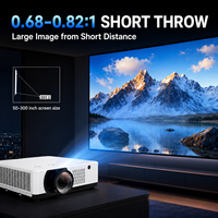 Projecteur laser 3LCD à courte focale de 7 500 lumens, WUXGA 1920x1200, avec déplacement de l'objectif pour installation en grande salle