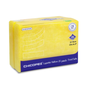 Panni Super Pulenti Chicopee Lavette 51x36cm Gialli Confezione da 25 Sicuri per Alimenti - Product Image 2